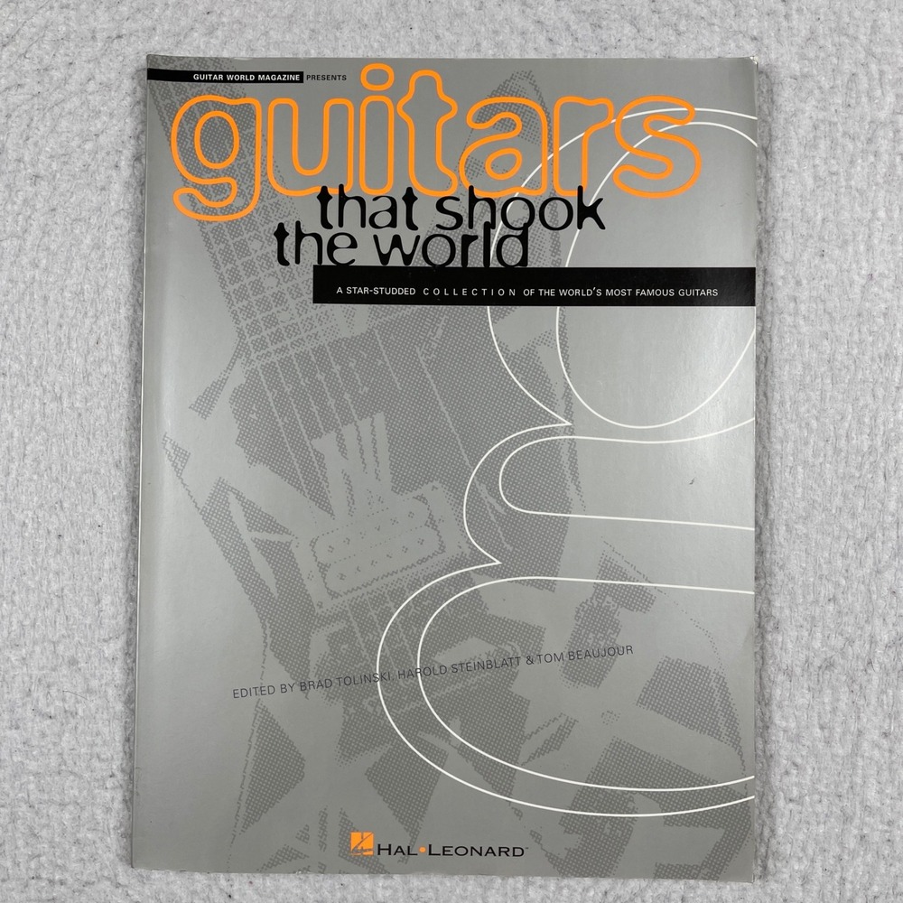 Hal Leonard Guitars That Shook The World Book Unisex OS Gray Music History Rock